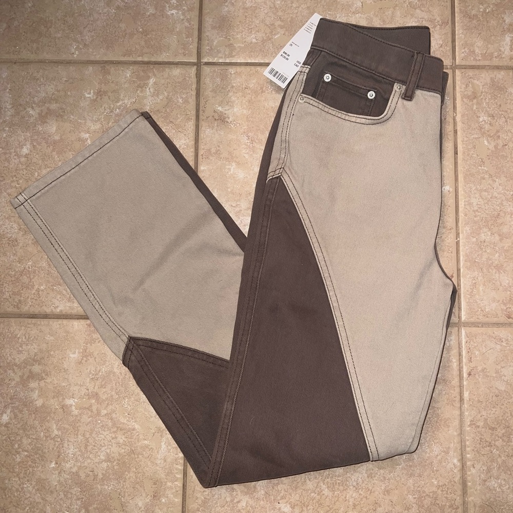 BDG two toned brown jeans, size 25